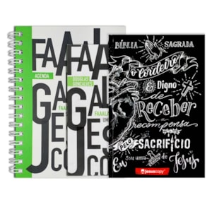 Kit Faaala Galera Galera Jesus Copy | Bíblia, Agenda Espiral e Devocional