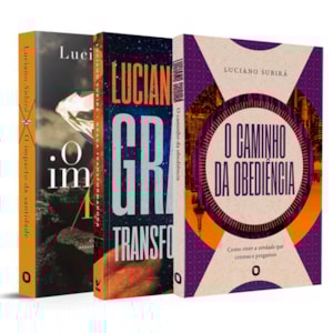 Segunda imagem do produto Kit Graça Transformadora + O Caminho da Obediência + O Impacto da Santidade | Luciano Subirá