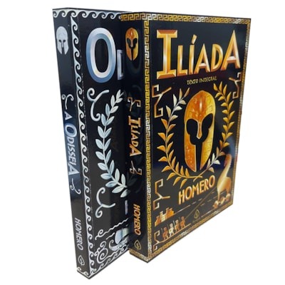 Segunda imagem do produto Kit Homero com 2 Livros | Ilíada e A Odisseia