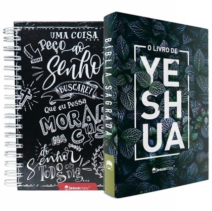 Kit Jesus Copy | Agenda Lettering & Bíblia Yeshua