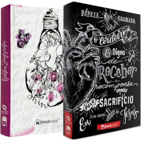 Kit Jesus Copy | Bíblia Lettering e Bíblia Shine