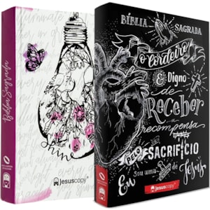 Kit Jesus Copy | Bíblia Lettering e Bíblia Shine