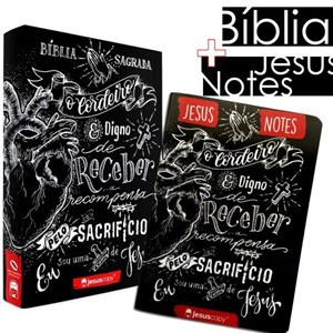 Kit Jesus Copy | Bíblia Lettering e Caderno Jesus Notes