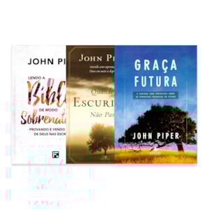 Kit John Piper Graça Futura