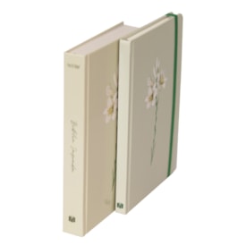 Segunda imagem do produto Kit Lírios | Bíblia Sagrada Lírios Capa Dura com Caderno Moleskine