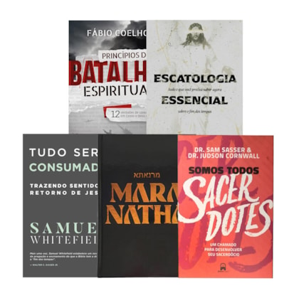 KIT Maranatha | Bíblia Maranatha + 4 Livros