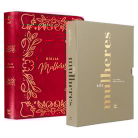 Kit Para Um Tempo Como Este | Bíblia Mulheres NVT Frame e Floral Rosa + Box Mulheres Viviane Martinello