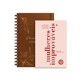 Kit Planner Mulheres Improváveis Caramelo | Viviane Martinello
