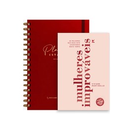 Kit Planner Mulheres Improváveis Vermelho | Viviane Martinello