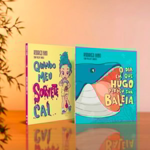 Segunda imagem do produto Kit Quando Meu Sorvete Cai + O Dia Em Que Hugo Perdeu Sua Baleia | Rodrigo Bibo