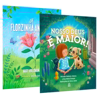 Kit Sementinhas de Fé | A Florzinha Ansiosa + Nosso Deus é Maior