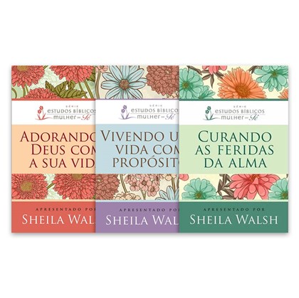 Kit Série Estudos Bíblicos Mulher de Fé | Sheila Walsh
