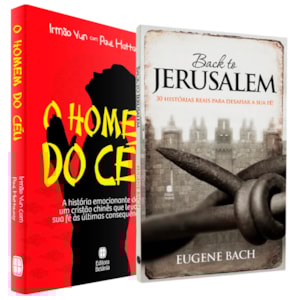 Kit Transformação e Missão | O Homem do Céu Irmão Yun e Paul Hattaway + Back to Jerusalem Eugene Bach