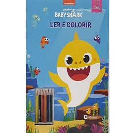 Ler e Colorir com Lápis | Baby Shark | Gigante