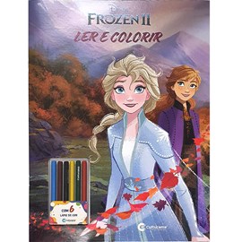 Ler e Colorir com Lápis | Frozen 2  | Gigante