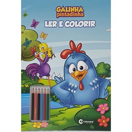 Ler e Colorir com Lápis | Galinha Pintadinha  | Gigante