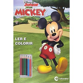 Ler e Colorir com Lápis | Mickey | Gigante