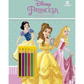 Ler e Colorir com Lápis | Princesas