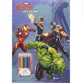 Ler e Colorir com Lápis | Vingadores | Gigante