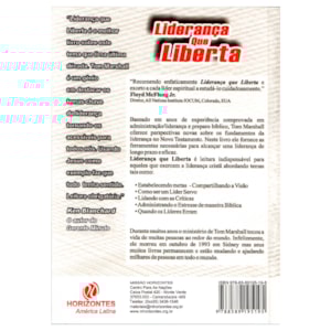 Segunda imagem do produto Liderança que Liberta | Tom Marchall