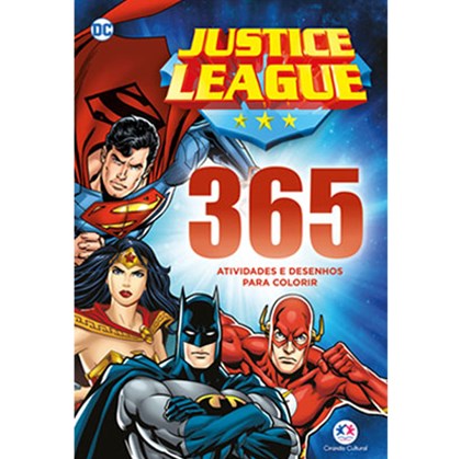 Liga da Justiça 365 Atividades e Desenhos para Colorir