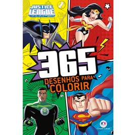 Liga da Justiça 365 Desenhos para Colorir