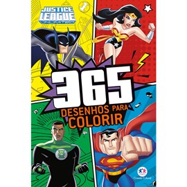 Liga da Justiça 365 Desenhos para Colorir