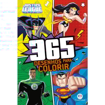 Liga da Justiça 365 Desenhos para Colorir