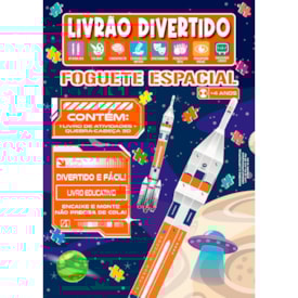 Livrão Divertido | Quebra Cabeça 3D | Foguete Espacial
