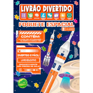 Livrão Divertido | Quebra Cabeça 3D | Foguete Espacial