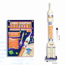 Segunda imagem do produto Livrão Divertido | Quebra Cabeça 3D | Foguete Espacial