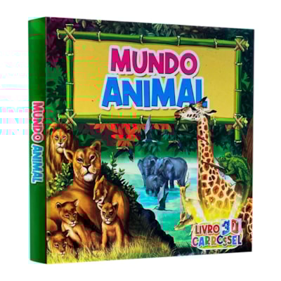 Livro 3D Carrossel | Mundo Animal