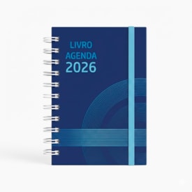 Livro Agenda 2026 | Azul Marinho