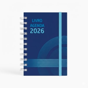 Livro Agenda 2026 | Azul Marinho