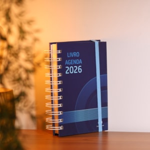 Segunda imagem do produto Livro Agenda 2026 | Azul Marinho