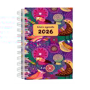 Livro Agenda 2026 | Pássaros
