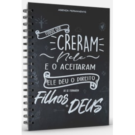 Livro Agenda Lettering | Capa Dura Espiral