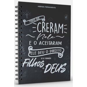 Livro Agenda Lettering | Capa Dura Espiral