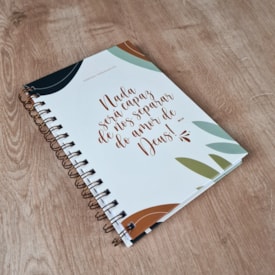 Segunda imagem do produto Livro Agenda Nada Será Capaz | Capa Dura Espiral