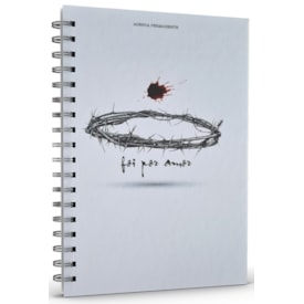 Livro Agenda Permanente Foi Por Amor | Capa Dura Espiral