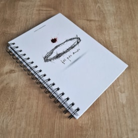 Segunda imagem do produto Livro Agenda Permanente Foi Por Amor | Capa Dura Espiral