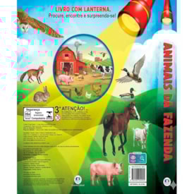 Segunda imagem do produto Livro Animais da Fazenda | Com Lanterna