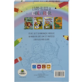 Segunda imagem do produto Livro-Bloco de Colorir: Aventuras Bíblicas | Todolivro