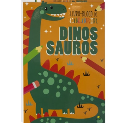 Livro-Bloco de Colorir: Dinossauros | Todolivro