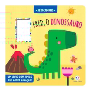 Segunda imagem do produto Livro Cartonado Fred o Dinossauro | Abraçadinho