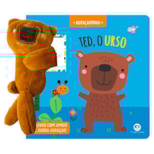 Livro Cartonado Ted o Urso | Abraçadinho