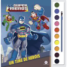 Livro com Aquarela DC Super Friends