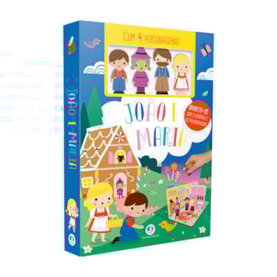 Livro Com Cenário João e Maria | Com 4 Personagens