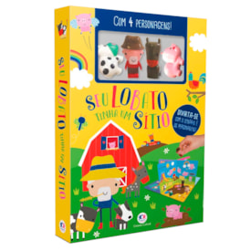 Livro Com Cenário Seu Lobato Tinha Um Sítio | Com 4 Personagens