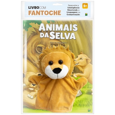 Livro com Fantoche: Animais da Selva | Todolivro